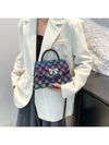 Chic Ombre Plaid Shoulder Bag with Bow Detail: Your New Fashion Statement