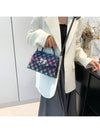 Chic Ombre Plaid Shoulder Bag with Bow Detail: Your New Fashion Statement