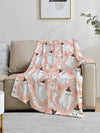 Cozy Halloween Flannel Print Blanket for Bedding and Sofa Decor