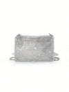 Chic Rhinestone Bowknot One-Shoulder Clutch: Perfect for Gala, Prom, and Cocktail Events