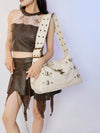 Retro Punk Rock One-Shoulder Bag: The Ultimate Cool and Edgy Travel Companion