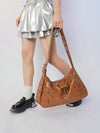 Retro Punk Rock One-Shoulder Bag: The Ultimate Cool and Edgy Travel Companion