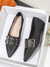 British Style Flat Slip-On Loafers: Versatile Casual Office Work Shoes for Spring and Summer