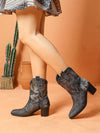 Classic Black Embroidered Western Boots: Stylish and Versatile for Any Occasion