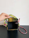 Chic Mini Yellow Snake Print Cube Handbag - Stylish Shoulder Bag for Any Occasion