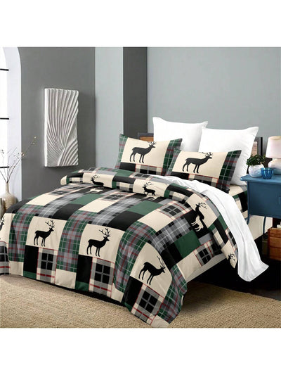 Forest Animal Dreams: 3-Piece Duvet Cover Set for a Cozy Bedroom Sanctuary