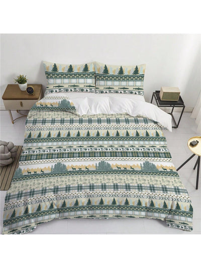 Forest Animal Dreams: 3-Piece Duvet Cover Set for a Cozy Bedroom Sanctuary