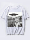 Men's Cartoon Cat Print Summer Graphic Tee: A Fun and Feline Fashion Statement