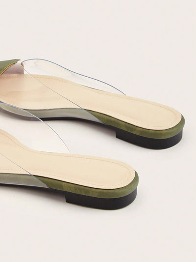 Chic and Trendy Transparent Flat Mule Sandals: Your Ultimate Summer Style Statement