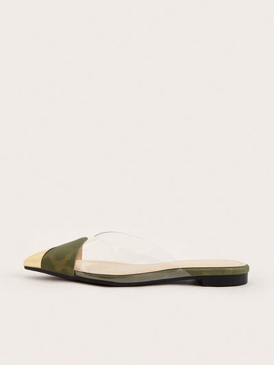 Chic and Trendy Transparent Flat Mule Sandals: Your Ultimate Summer Style Statement