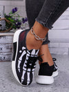 Halloween Cheer: Women's Summer Knit Slip-On Casual Sports Shoes