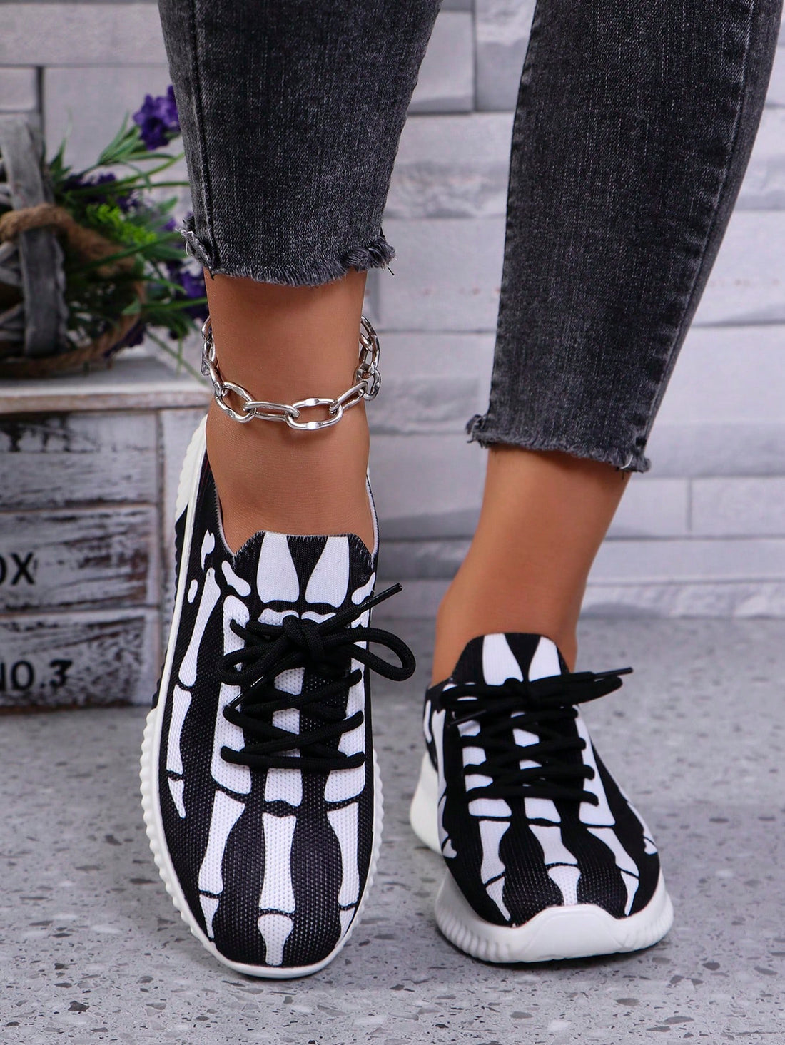 Introducing Halloween Cheer: Women's Summer Knit Slip-On Casual Sports Shoes! Perfect for the active woman, these shoes feature a lightweight knit design for maximum comfort and breathability. With a slip-on style, they make getting ready for your outdoor activities a breeze. Upgrade your summer wardrobe with Halloween Cheer.