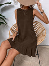 Effortless Elegance: Women's Solid Color Sleeveless Dress for Daily Wear