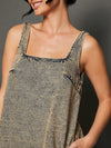 Trendy Acid Wash Mini Dress - Premium Cotton Denim for Effortless Style