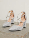 Crystal Cross Strap High Heel Party Shoes: Women's Elegant Fashion Statemen