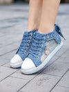 Summer Vibes: Floral Pattern Casual High Top Sneakers for Women