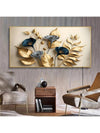 Elegant Gold Leaf Frameless Canvas Art - Modern Masterpiece for Home & Office Décor (Unframe)