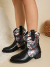 Stylish and Comfortable: Chunky Heel Mid-Calf Boots for Women