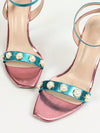 Radiant Reflections: High-End 3D Iridescent Sandals for Elegant Summer Style