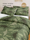 Ocean Stripe Paradise: 3-Piece Polyester Duvet Cover Set