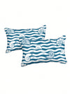 Ocean Stripe Paradise: 3-Piece Polyester Duvet Cover Set