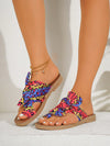 Rainbow Bowknot Massage Bottom Beach Sandals: Feel Comfortable and Stylish