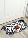 Spooktacular Ghost Plush Doormat – Halloween Non-Slip & Absorbent Rug