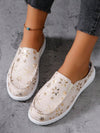 Sparkling Snowflake Slip-Ons: Stylish and Sporty Casual Shoes