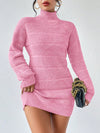 Luxurious Comfort: 3D Knit Woolen Sweater Dress