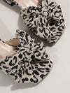 Chic Summer Style: Square Toe French Bow Polka Dot Sandals