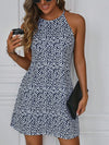 Chic Allover Print Halter Dress - Effortless Style for Any Occasion!