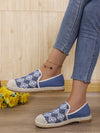 Chic Color Block Plaid Slip-On Sneakers - Versatile Casual Footwear for Everyday Adventures