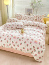 Soft and Breathable Printed Duvet Set: Elevate Your Bedroom with 3pcs Bedding Set