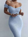 Ultimate Summer Glam: Women's Open Shoulder Bodycon Dress