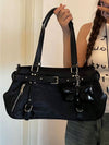 Cute Motorcycle Design Shoulder Bag: Perfect for Students! - Trendy and Commuter Friendly