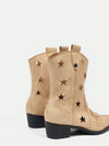 Chic Starry Nights: Women's Mid-Calf Pointed-Toe Boots for Everyday Elegance