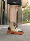 Retro Style Lace-Up Ankle Boots - Embrace the Autumn/Winter Season in Style!