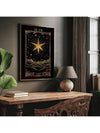 Celestial Harmony: 3-Piece Mystic Sun, Moon & Star Wall Art Set