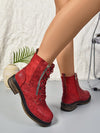 Retro British Style Lace-Up Ankle Boots: Elegant Comfort in Every Step