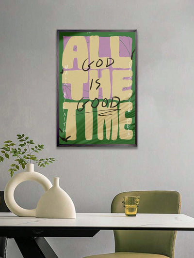 God Is Always Good - Inspirational Canvas Wall Art for Home and Office Décor