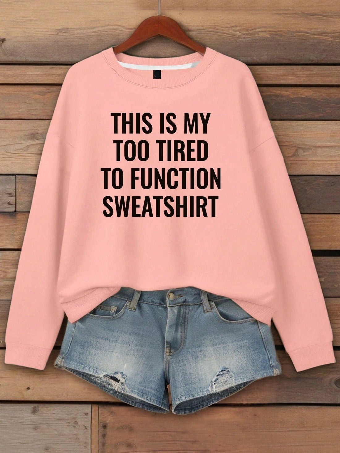 Elevate your style with our trendy slogan sweatshirt for women: Let Your Style Speak. Make a statement with this fashionable and comfortable piece, perfect for any occasion. Show off your unique sense of style and let your personality shine through with this must-have sweatshirt.
