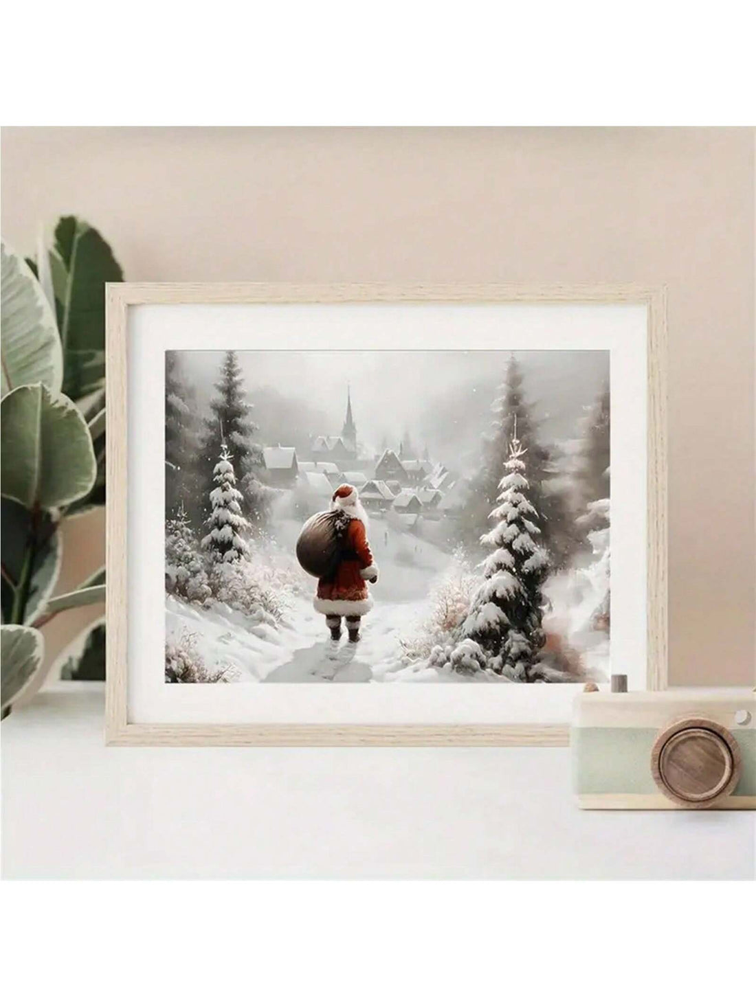 Add a charming and festive touch to your farmhouse Christmas wall decor with our delightful Vintage Santa Claus Canvas Art Print. This unframed print captures the timeless appeal of Santa with a vintage twist, perfect for adding holiday cheer to any room. Spread joy and nostalgia this holiday season with this beautiful piece.