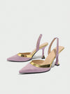 Chic Color Block Pointed Toe High Heel Pumps: Perfect for Parties and Special Events