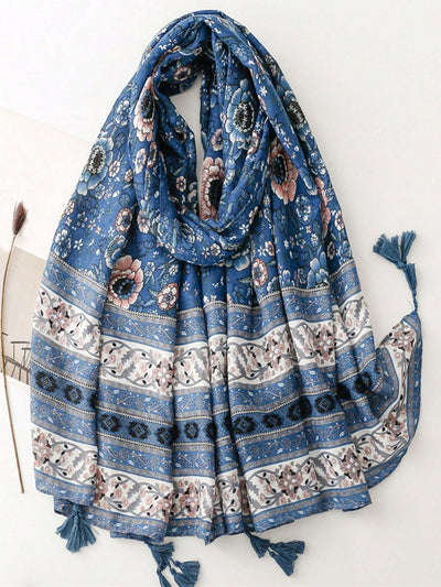 Chic Paisley Printed Scarf - Versatile Fashion Shawl for All Seasons