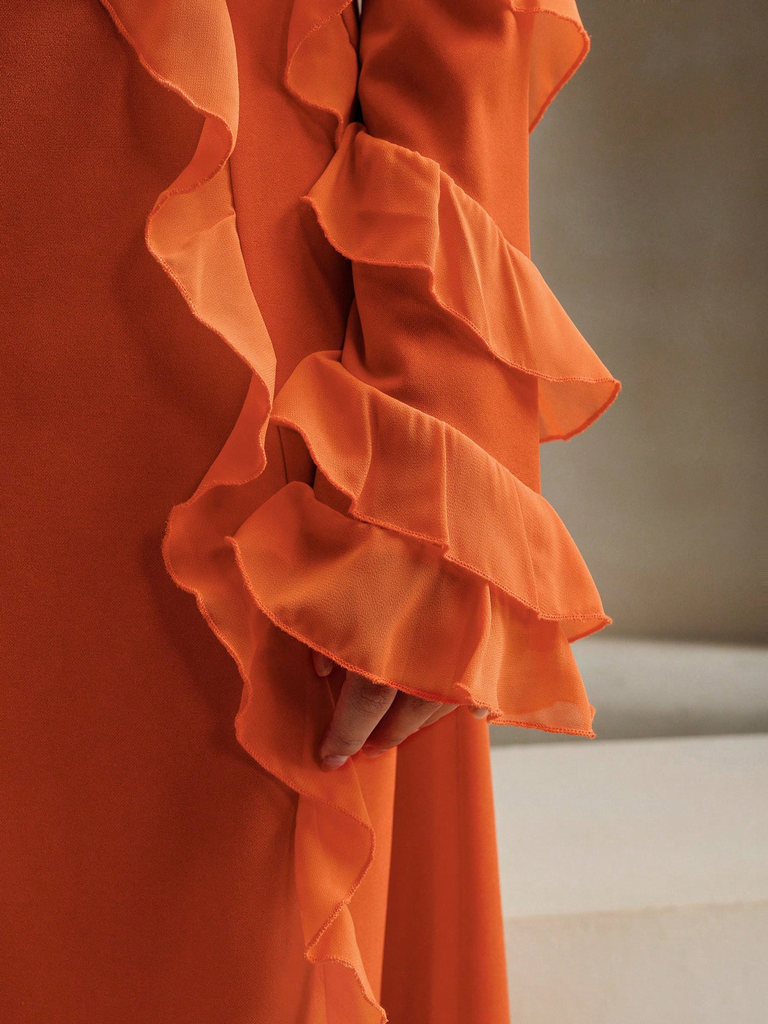 Effortlessly exude elegance with our Chic Ruffle Hem Dress! This versatile dress is perfect for any occasion, making you feel polished and put together without any effort. The ruffle hem adds a touch of fun and playfulness to this timeless piece. Be effortlessly stylish with our Chic Ruffle Hem Dress!