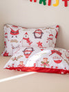 Festive Holiday Cheer: 3-Piece Christmas Polyester Printed Duvet Cover Set