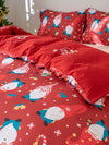 Festive Christmas Dreaming: 3 Piece Polyester Duvet Cover Set