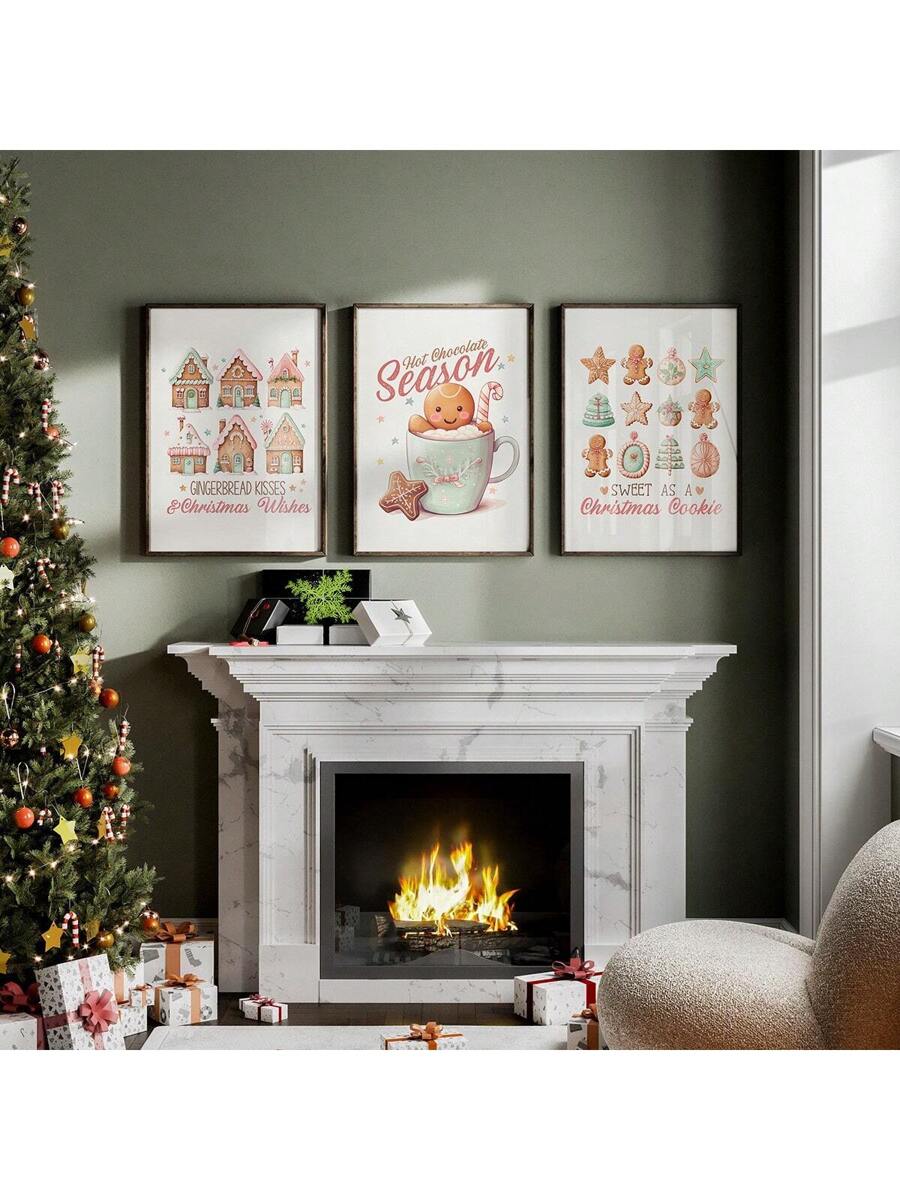 Transform your space into a cozy holiday haven with this delightful set of three pink wall art pieces. Perfect for nurseries, bedrooms, or any room craving festive charm, these prints blend soft, soothing colors with cheerful seasonal designs. Each piece complements modern and traditional décor styles, creating a warm, inviting atmosphere that celebrates the magic of the holidays. Easy to display and instantly charming, this collection brings joy and personality to your walls all season long.