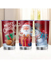 Festive Santa Claus Insulated Tumbler - 20oz Stainless Steel Travel Mug for Holiday Cheer