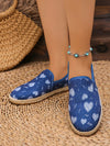 Chic and Comfy: Women's Lightweight Canvas Slip-On Flats